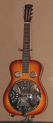 Vintage Morrell Resonator Lap Guitar Sunburst Model  082289 - Image 1 of 4