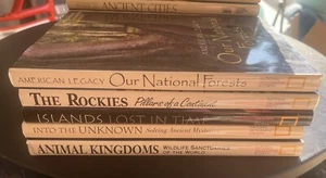 Lot of 5 ~ Vintage National Geographic Society Hardcover 10”x7” Books 1990’s - Picture 1 of 1