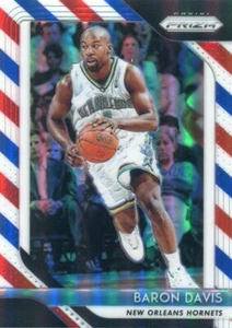 2018-19 PRIZMS RED WHITE BLUE BARON DAVIS NEW ORLEANS HORNETS PARALLELS - B1126 - Picture 1 of 2