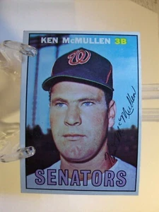 1967 Topps Baseball #47 - Ken McMullen - Washington Senators 67-036 - Picture 1 of 2