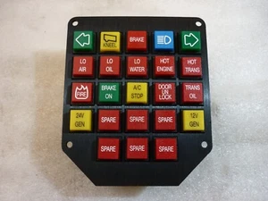 Diagnostic Indicator Module 33-100158 FLEXIBLE Bus Mohawk, pn 87-1260-1 - Foto 1 di 5