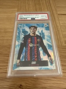2022 Jude Bellingham Platinum UEFA Gavi Blue /49 PSA 10 - Picture 1 of 2