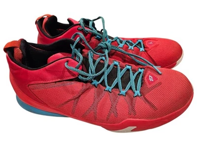 Jordan Hombre CP3 Viii AE Hombre Talla 15 Rojo/Azul Usado en Excelente Condición Atletismo Baloncesto Foto 1 de 4