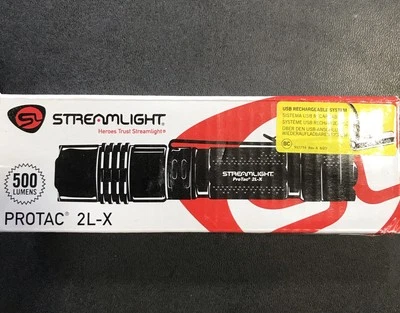 Streamlight ProTac 2L X USB 500 Lumen Tactical Flashlight Multi Fuel EDC - Image 1 of 2