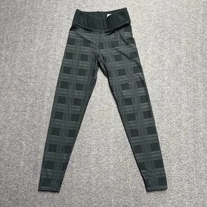 Nike Pro Leggings Donna Piccolo Grigio/Nero Plaid Activewear - Foto 1 di 9