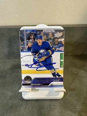 Jiri Kulich Signed/Autographed 2023-24 UD Young Guns #710 IP Auto Buffalo Sabres - Image 1 of 2