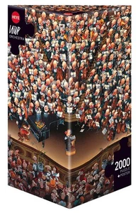 Heye Jigsaw Puzzle 2000 Pieces Jean-Jaques Loup Orchestra - Picture 1 of 2