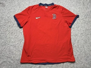 Boston Red Sox Shirt Mens Large MLB Baseball Nike Jersey Pullover Lightweight - Picture 1 of 14
