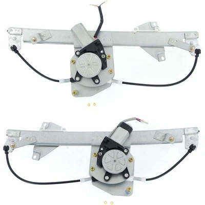 Juego regulador ventana eléctrica para Saab 9-3 2003-2007 trasero izquierdo y derecho con motor Foto 1 de 4