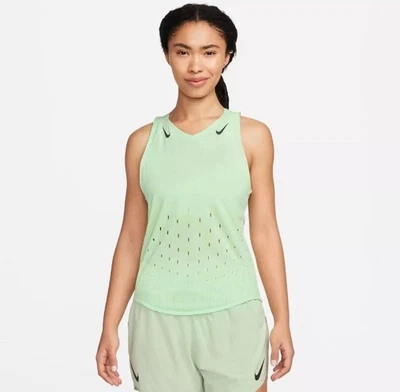 Nike Women’s Size Medium AeroSwift Dri-FIT ADV Running Singlet Tank FN2504-376 - Image 1 of 4