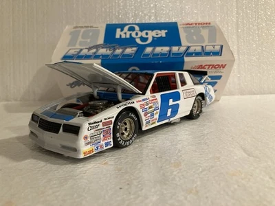 ERNIE IRVAN 1987 ОРИГИНАЛЬНЫЙ ВЫПУЩЕННЫЙ #6 KROGER АЭРОКУП МОНТЕ КАРЛО 1/24 CWC РЕДКАЯ - Изображение 1 из 4