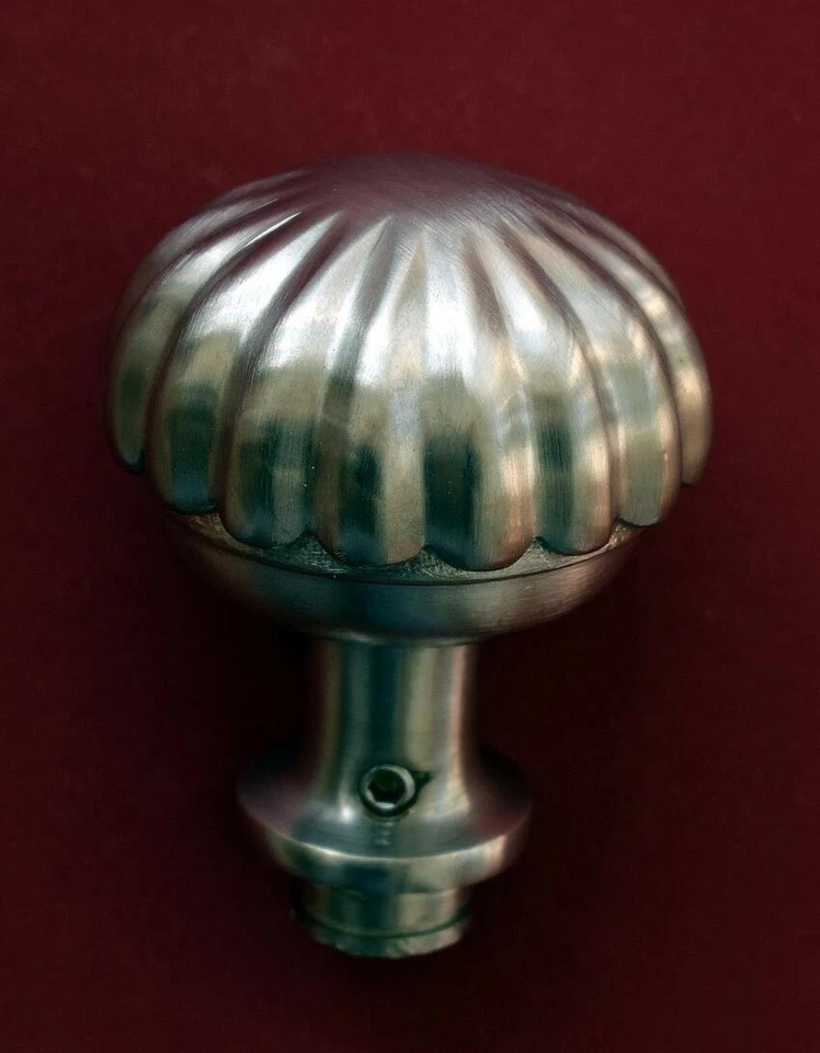 Jugendstil Antik Style Messing Nickel Dreh Türknopf Tür Knauf Türknauf  B4SQN - Bild 1 von 1