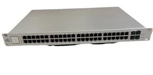 Commutateur géré Gigabit 48 ports Ubiquiti UniFi US-48-500W avec SFP+ - Photo 1/3