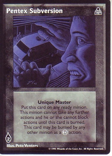 Pentex Subversion VTES CCG - choose your version - Image 1 of 1