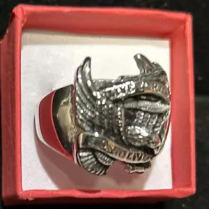 Anello in acciaio inox Live To Ride To Live 13 #226 - Foto 1 di 3