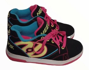 Heelys Propel 2.0 Skate Shoes 770512 Black Blue & Pink Youth Size 4 - Picture 1 of 8