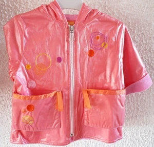 MARESE-CIRE ROSE BONBON-CAPUCHE-MOTIFS-POCHES-NEUF-6 mois/9mois - Imagen 1 de 1