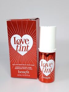 Benefit Love Tint Fiery Red Tinted Lip And Cheek Stain 6ml BNIB 