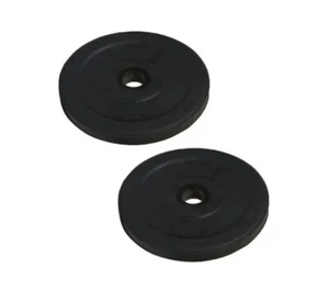 5kg Weight Plates 1 inch Vinyl Dumbbell Plates Barbell Weight Set Gym workout - Picture 1 of 1