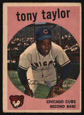 1959 Topps #62 Tony Taylor G Cubs 568623