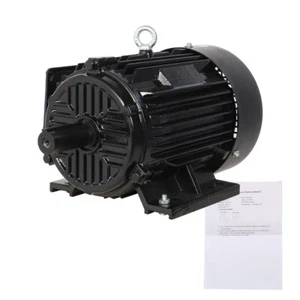 Motor eléctrico trifásico 1800 RPM TEFC 230/460 voltios trabajo severo 5 HP - Imagen 1 de 9