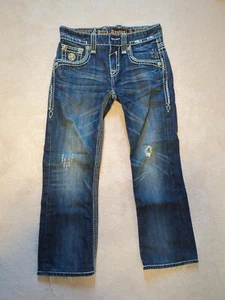 Rock Revival Men’s Chuck Straight Jeans Size 30 Waist, designed for Buckle - Picture 1 of 13