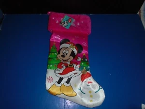 Minnie Mouse Disney 16 Inch Christmas Stocking NWT - Picture 1 of 3