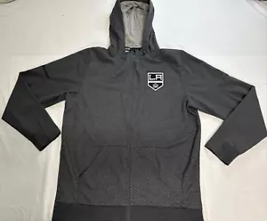 LA Kings Sudadera con Capucha Para Hombres X-Grande Adidas Gris Cremallera Completa Los Ángeles NHL Sudadera - Imagen 1 de 10