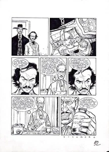 EUGENIO SICOMORO - Tavola originale Magico Vento n.17 "Il collezionista" p. 92 - Picture 1 of 1