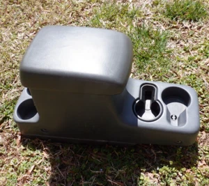 00-04 Nissan Frontier Extended Cab Center Console Storage Arm Rest Cup Holder - Bild 1 von 13