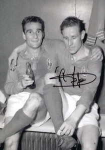 Raymond Kopa Original Signed Photo 10x15cm - Picture 1 of 1