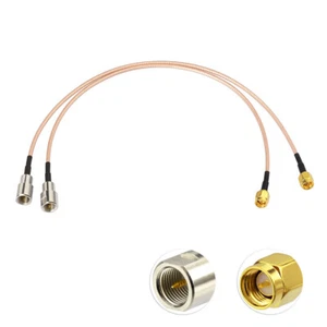 10pcs FME Plug male to SMA Plug pigtail Coaxial Cable RG316 15cm for Wi-Fi Radio - Picture 1 of 5
