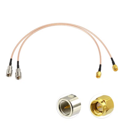 10pcs FME Plug male to SMA Plug pigtail Coaxial Cable RG316 15cm for Wi-Fi Radio - Image 1 of 4