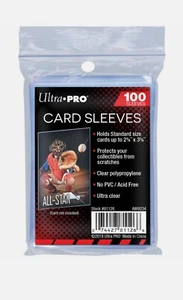 Fundas protectoras suaves para tarjetas coleccionables Ultra PRO 10 paquetes x 100 unidades bolsas selladas - Imagen 1 de 3