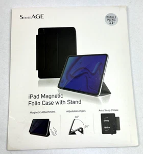 SenseAGE Folio Case Magnetic Closure for iPad Pro 11" 2021 2020 2018 - Picture 1 of 5