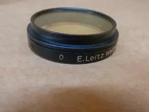 Leitz Leica FIHEL / 13000 A36 n. 0 filtro giallo molto chiaro - Foto 1 di 4