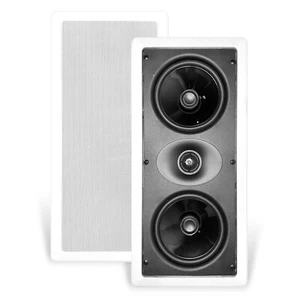 NEW CT SOUNDS BIO 5.25" LCR WEATHERPROOF IN-WALL SURROUND SOUND SPEAKERS - Picture 1 of 7
