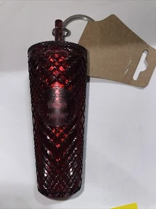 Starbucks Keychain Tumbler Dark Red - Picture 1 of 4