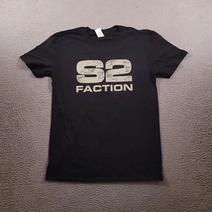 Supplement Superstores Shirt Men Medium Black S2 Faction Gym Meathead Training g - Picture 1 of 9