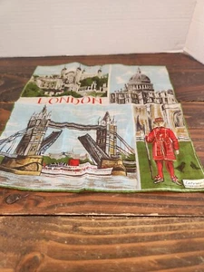 Vtg Lehner Linen Tea Towel LONDON ENGLAND - Picture 1 of 10