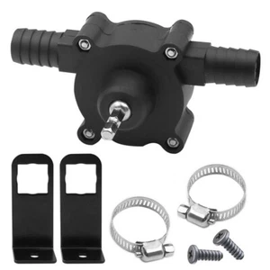 Small Hand Electric Drill Drive Self Priming Pump Oil Fluid Water Transfer BU - Picture 1 of 8