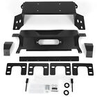Black Front Hidden Winch Bumper Mount Plate For 2023 Ford Bronco # 51058 51059 Ford Bronco