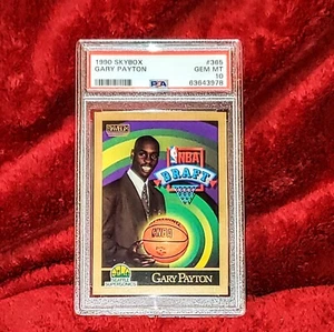 GARY PAYTON 1990 SKYBOX BASKETBALL ROOKIE NBA DRAFT RC PSA 10 🔥 - Picture 1 of 2