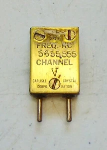 5655.555 KC Ham Radio wojskowe FT-243 Vintage Kryształ kwarcowy - Zdjęcie 1 z 2