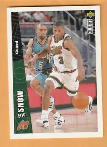 Eric Snow Seattle Supersonics 1996-97 Collector's Choice #ST9 Michigan State 13P - Imagen 1 de 2