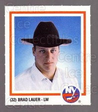 1986-87 New York Islanders Team Issue #6 Brad Lauer