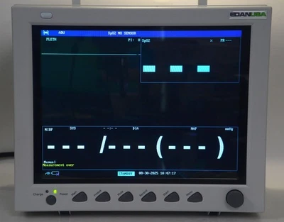 Edan USA iM8 Vital Signs Patient Monitor ECG SpO2 CO2 NIBP Temp - Image 1 of 4