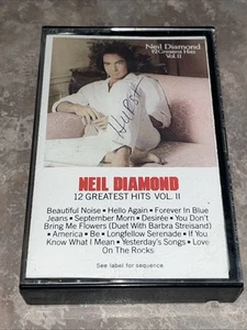 Neil Diamond 12 Greatest Hits Vol. 2 Cassette Tape - TESTED - Picture 1 of 6