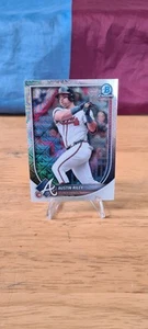 Bowman 2025 Chrome Atlanta Braves Austin Riley Mojo Refractor - Picture 1 of 5