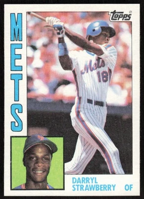 1984 Topps #182 Darryl Strawberry RC - $1 SHIPPING - JBKB - Image 1 of 2